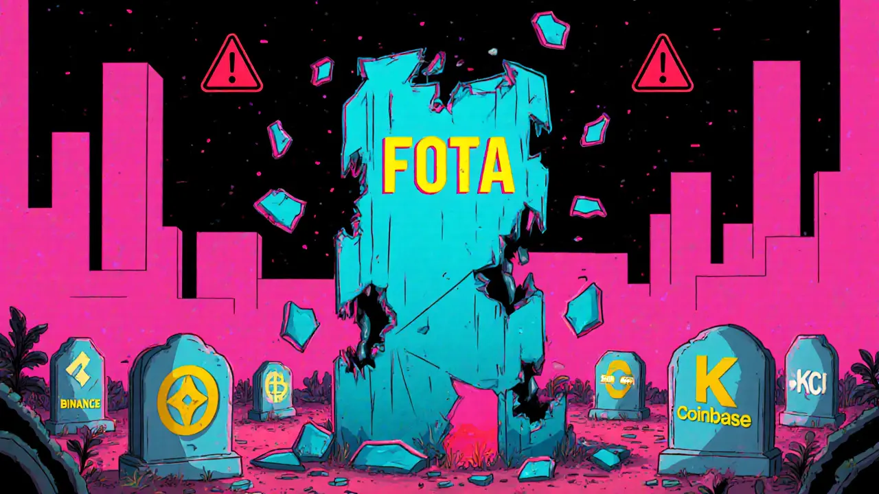 FOTA Crypto Exchange Review : Un projet abandonné, sans échange fiable