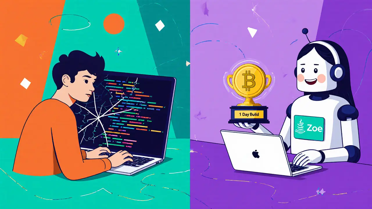 Développeur JavaScript face à Solidity compliquée, avec Zoe offrant une stablecoin.