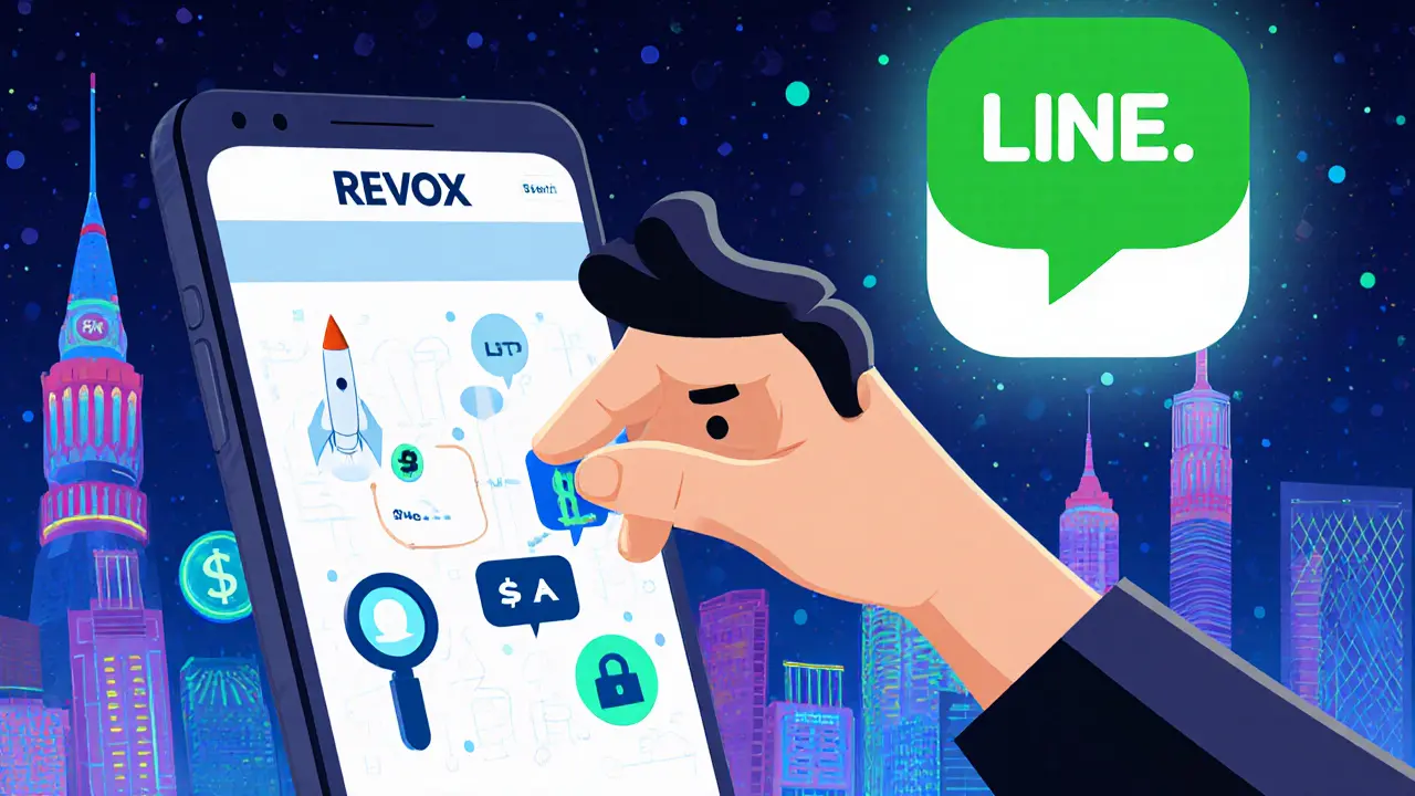 Utilisateur créant un agent IA avec des pièces LEGO dans l&#039;éditeur REVOX, fond numérique vibrants.