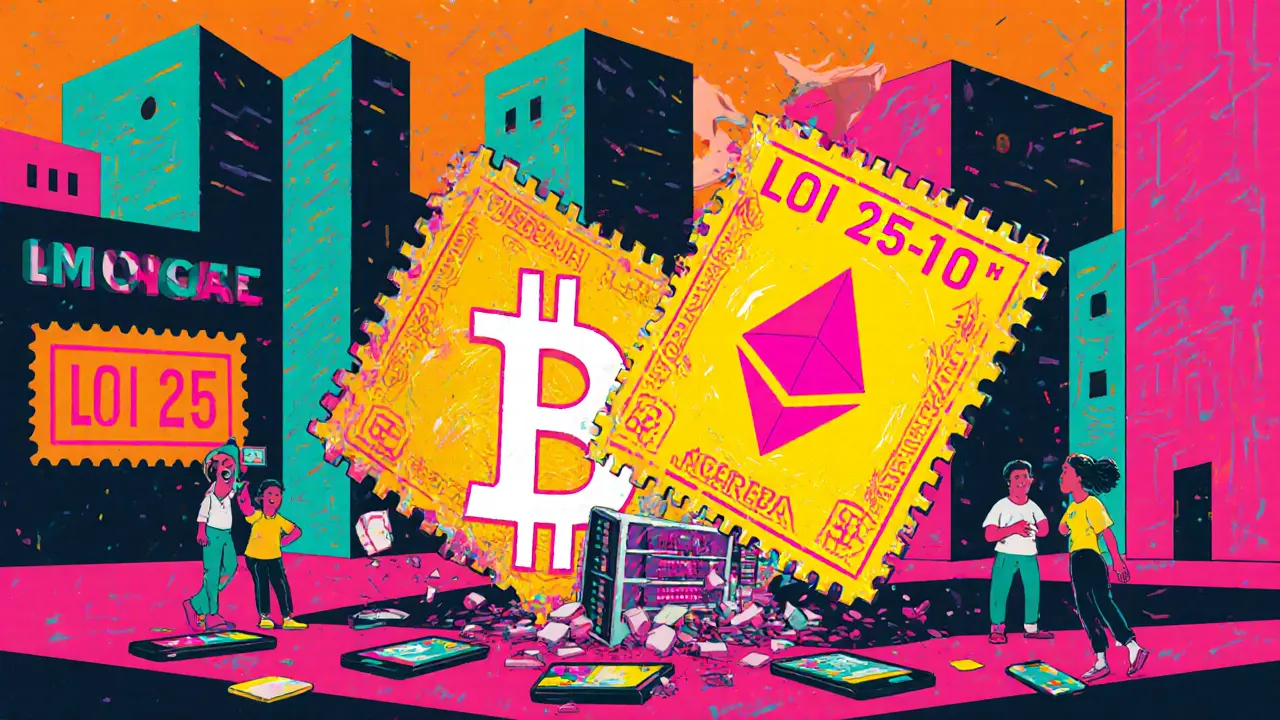 Application de l'interdiction des crypto-monnaies en Algérie