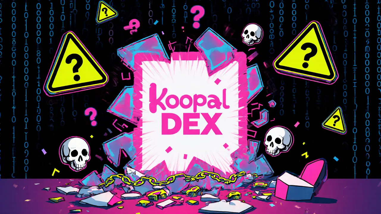 Koopal Dex crypto exchange review : une plateforme qui n'existe pas en 2025