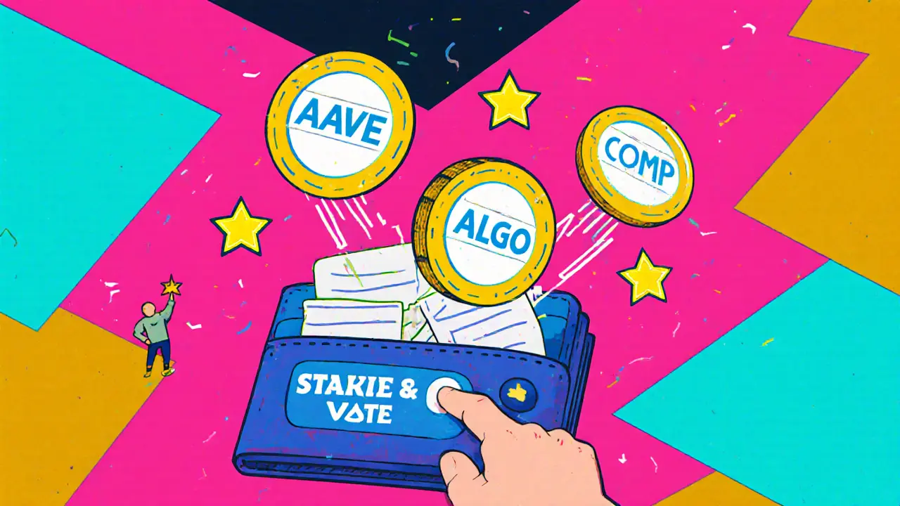 Staking des tokens de gouvernance : comment gagner des récompenses tout en votant sur les protocoles blockchain