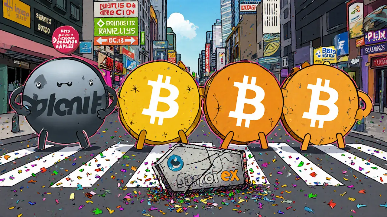 Quatre échanges crypto modernes en pleine forme, tandis que Braziliex est jeté dans une poubelle.