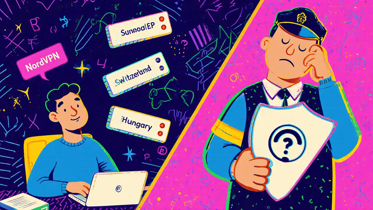 Un système de sécurité de Bybit ignore les adresses IP VPN grâce à un contrôle basique, dans un style graphique vif et géométrique.