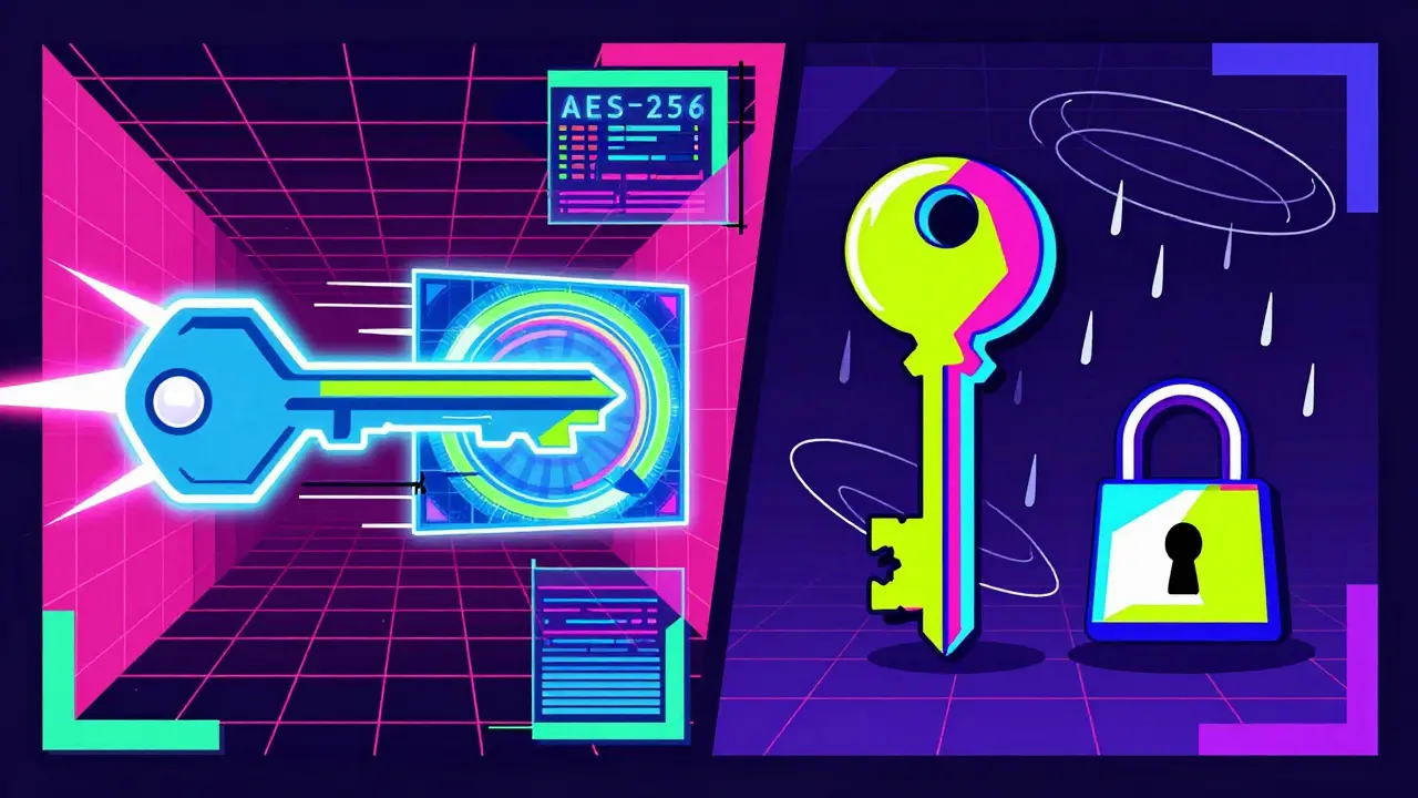 Chiffrement symétrique vs asymétrique dans les cryptomonnaies : quelles différences réelles ?