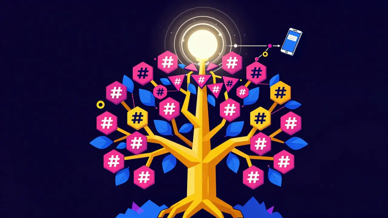 Propriétés de sécurité des arbres de Merkle dans les blockchains