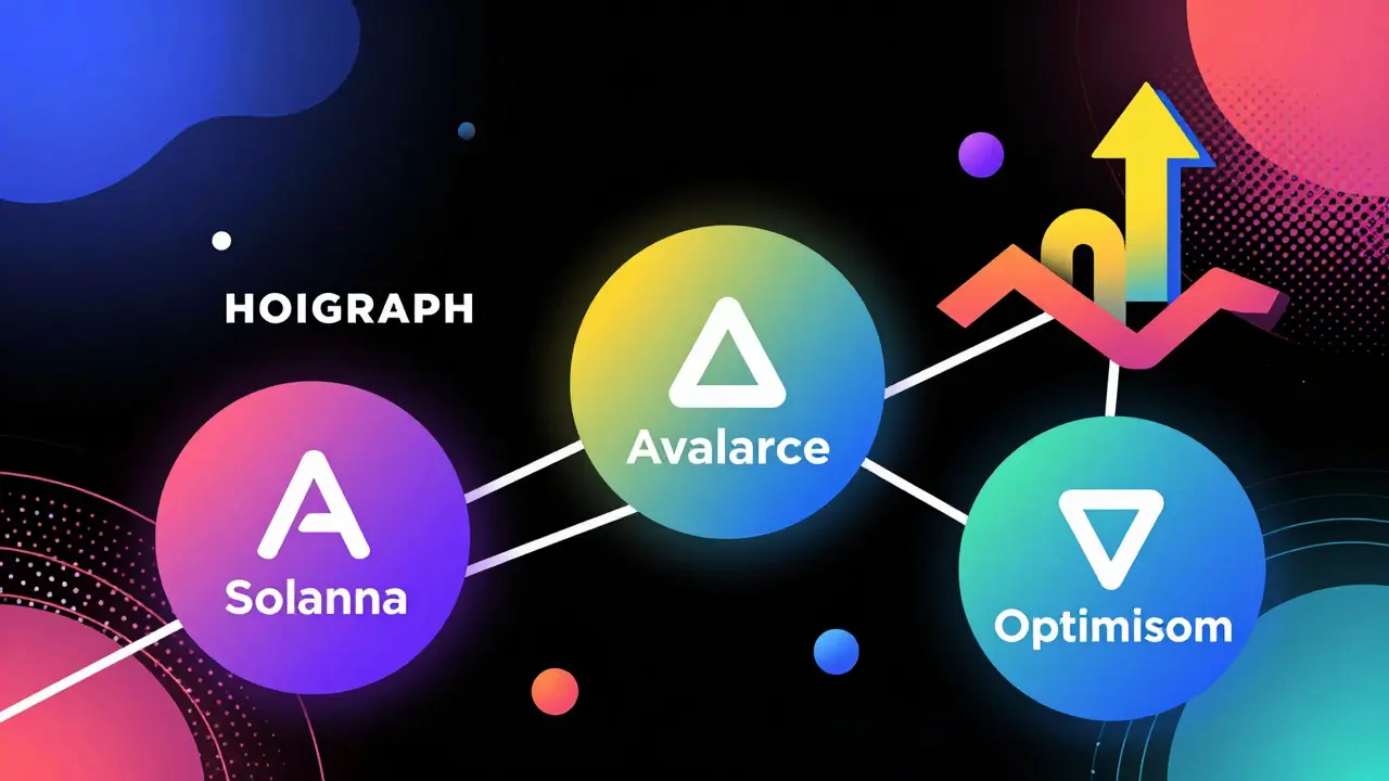 Intégration de nouvelles blockchains dans un réseau dynamique avec symbole de subvention.