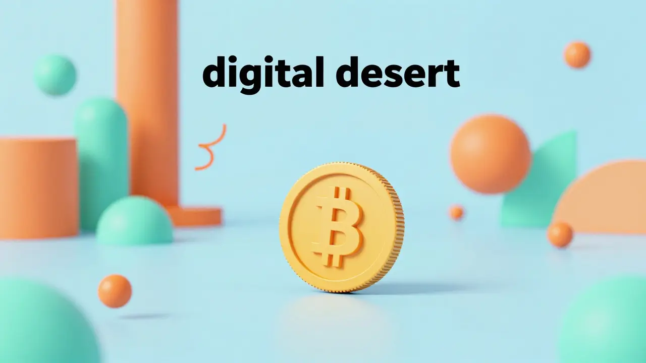 Illustration style Memphis d'une pièce isolée dans un espace vide symbolisant le manque de liquidité.