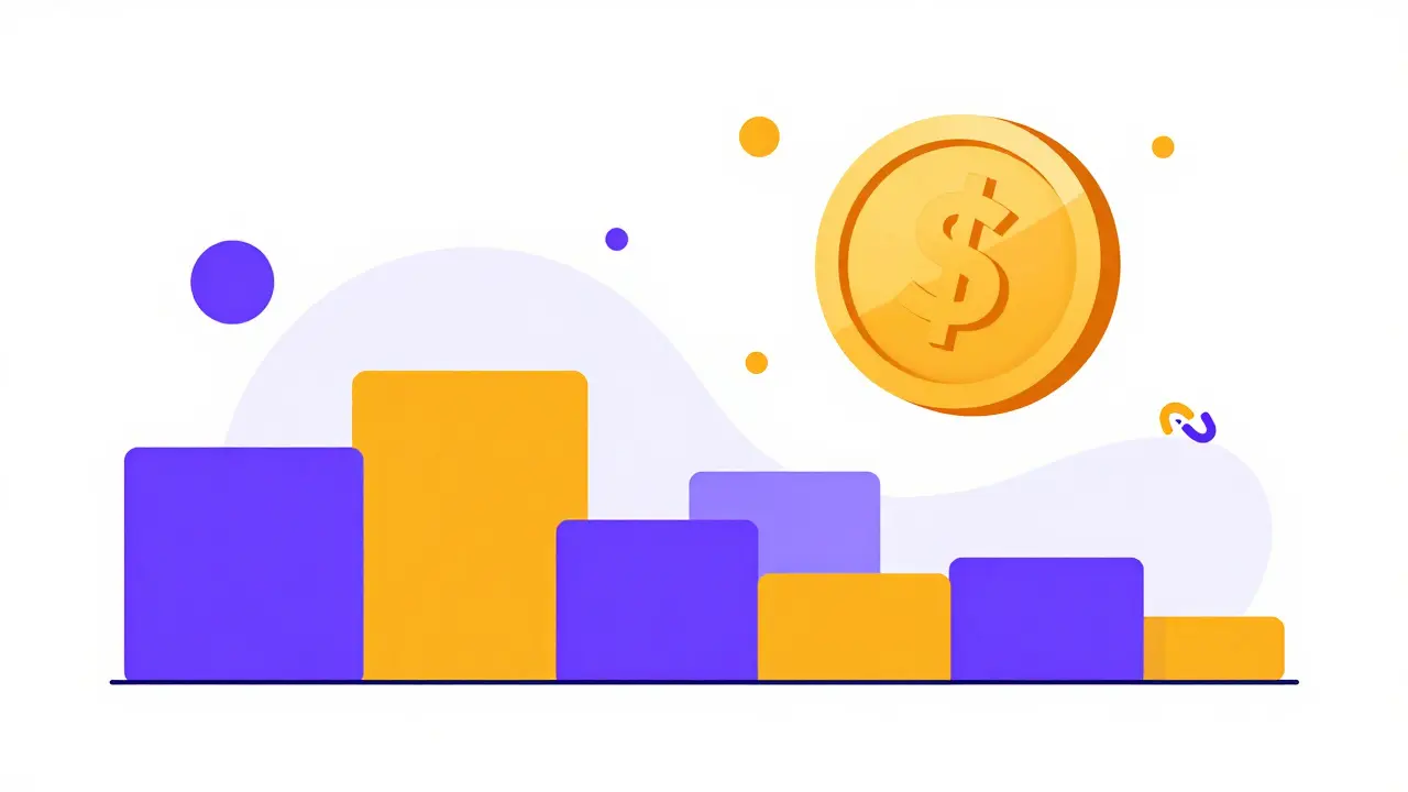 Représentation graphique colorée de la liquidité concentrée et du token SHADOW