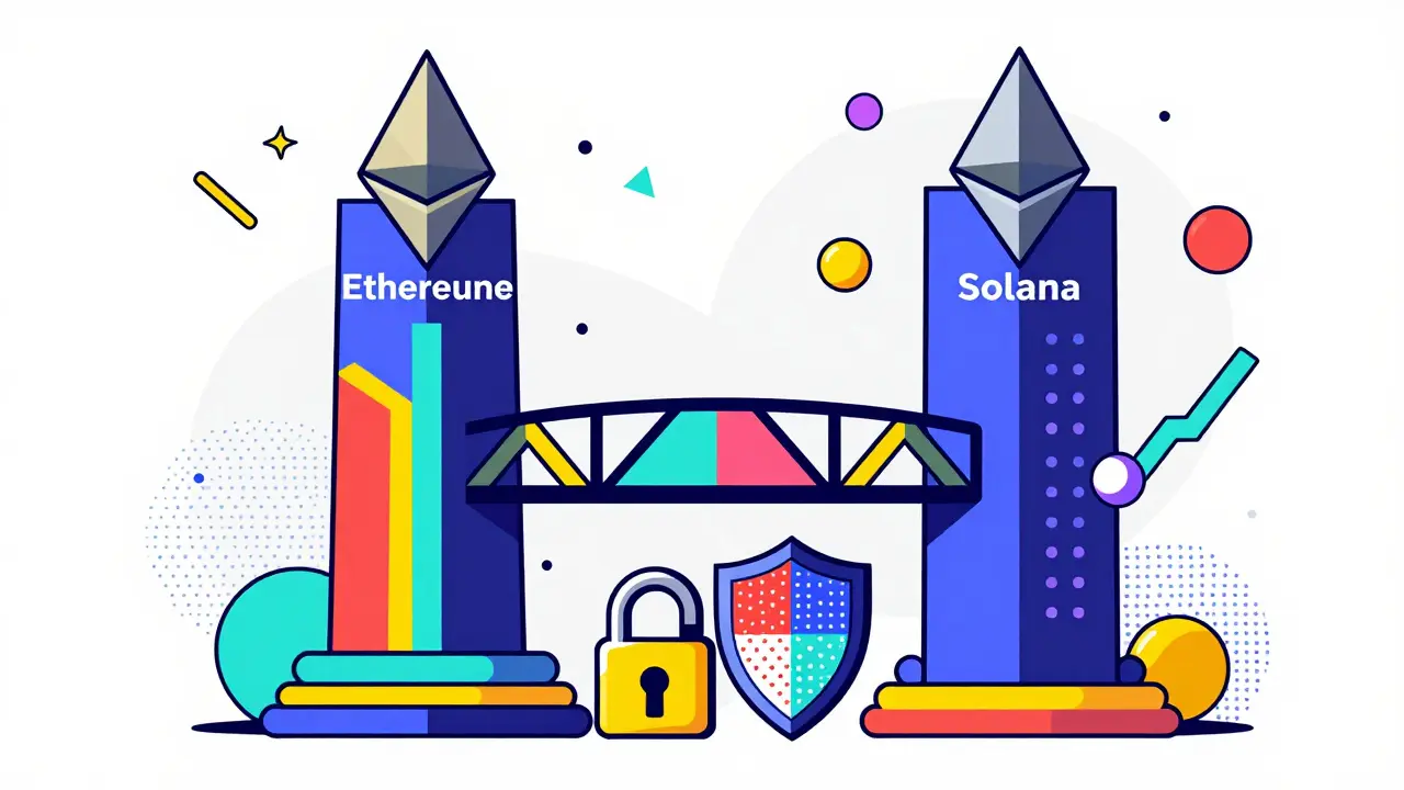 Sécurité multi-chaînes Ethereum et Solana style Memphis