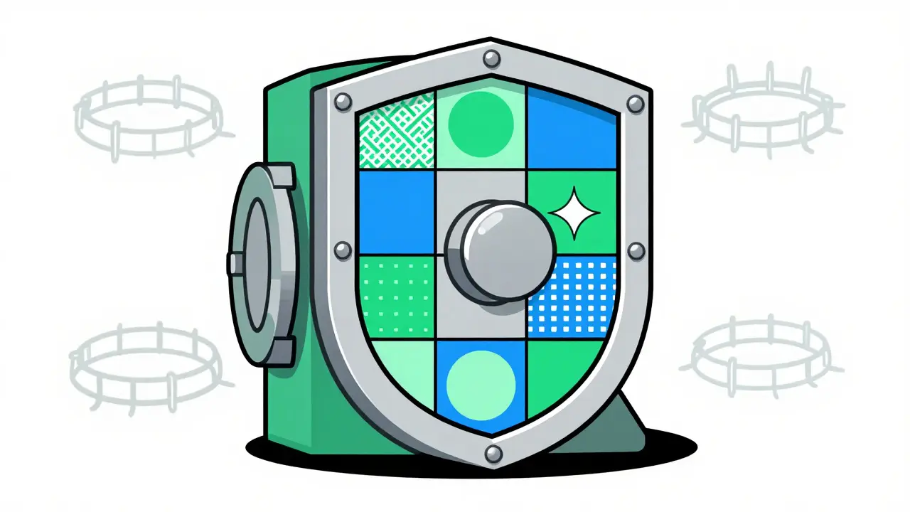 Symbole de sécurité et de stabilité pour les échanges crypto fiables