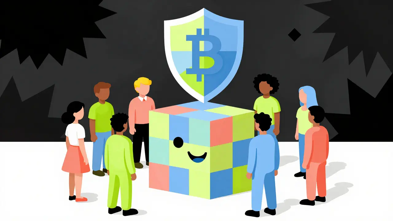 Design Memphis : communauté protégée par la blockchain contre l'oppression