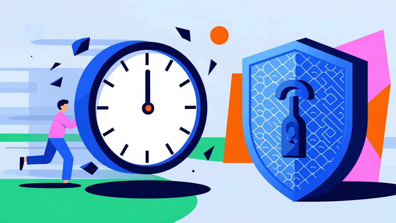 Représentation abstraite de la rapidité et de la sécurité des transactions crypto