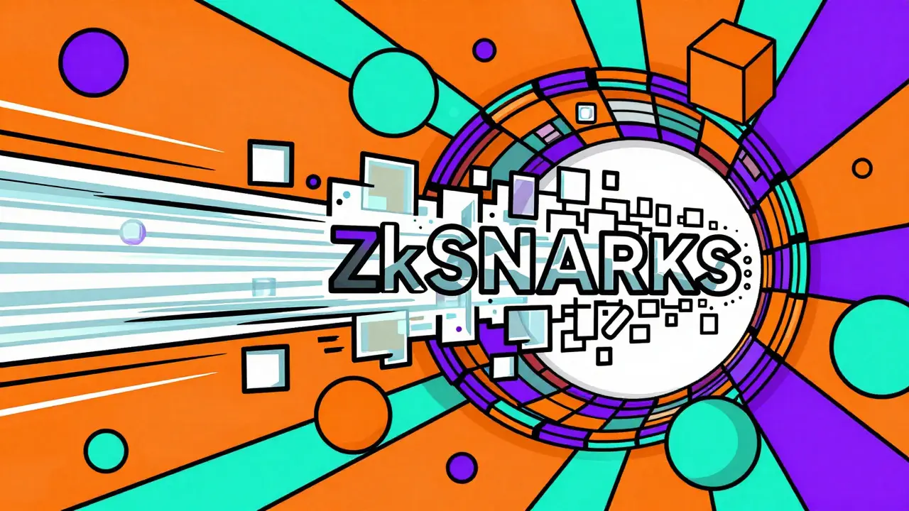 Tunnel de données abstrait illustrant l'anonymat des transactions zkSNARKs
